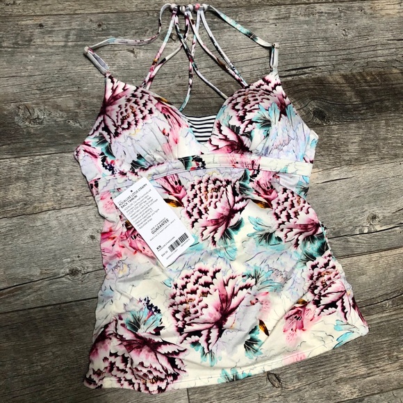 Athleta Aqualuxe tankini “Lotus” - Picture 2 of 2